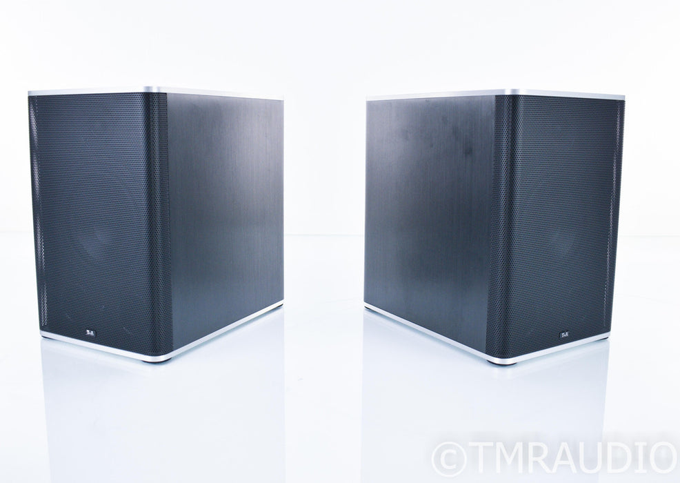 T+A B8 Bookshelf Speakers; Black & Silver Pair; B-8
