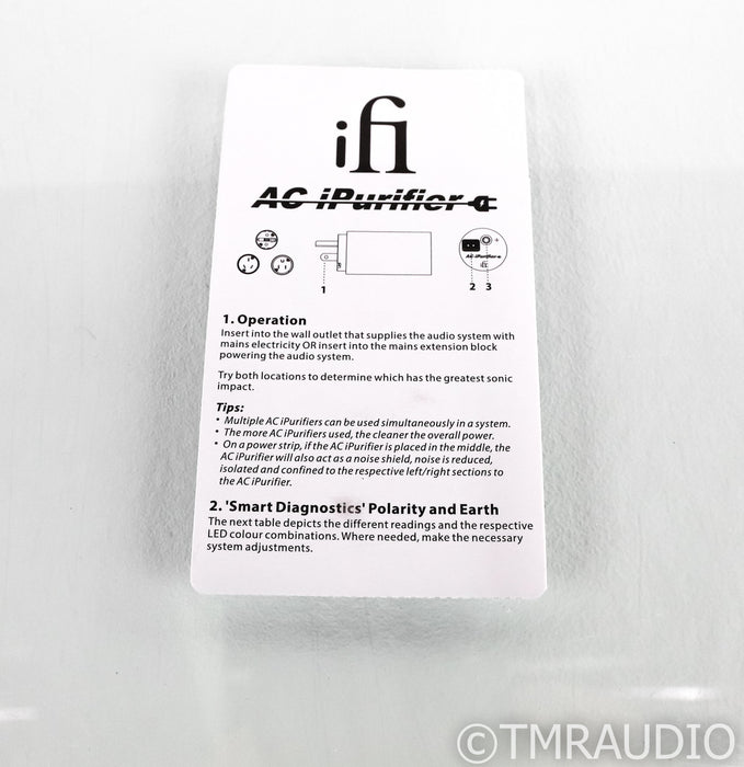 iFi AC iPurifier AC Power Line Conditioner; Active Noise Cancellation