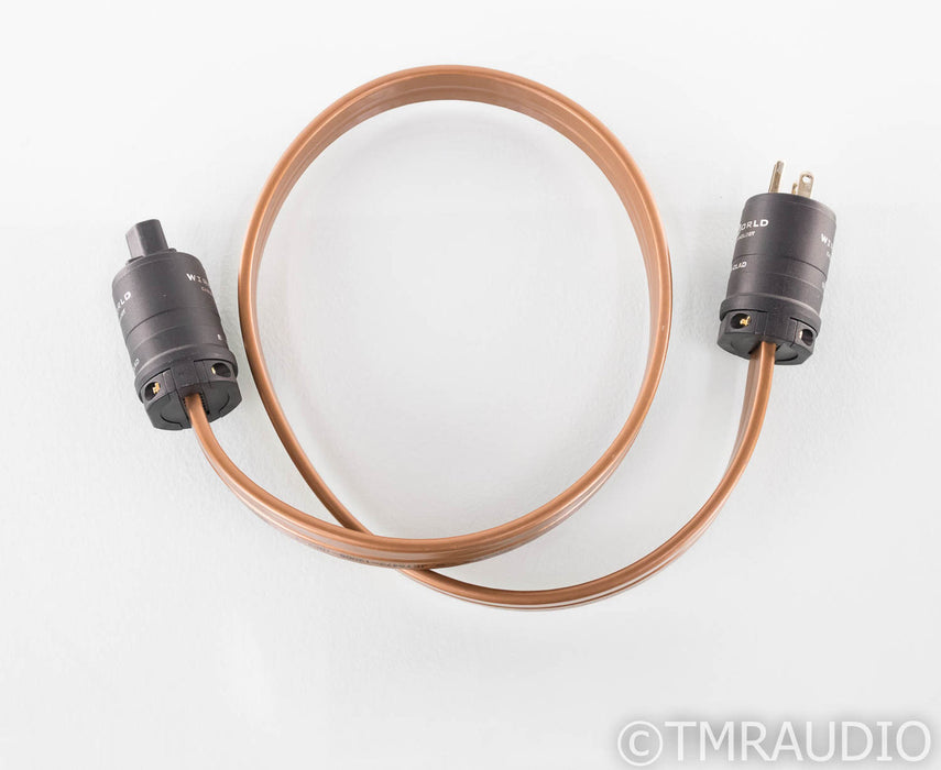 Wireworld Electra 5.2 Power Cable; 1m AC Cord; 5 Squared; Upgraded Silver