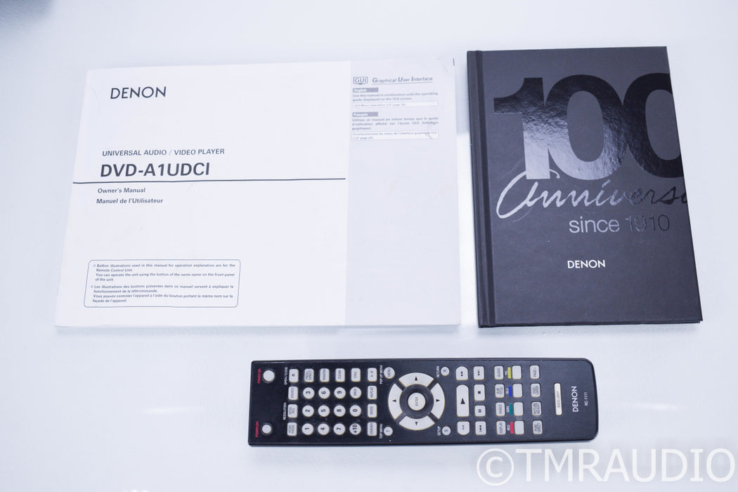Denon DVD-A1UDCI Universal Blu-Ray Player; DVDA1UDCI; Remote
