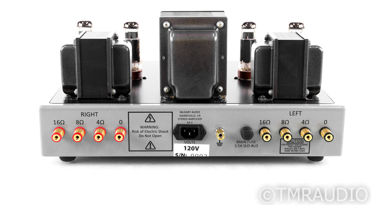 McGary Audio SA1 Stereo Tube Power Amplifier