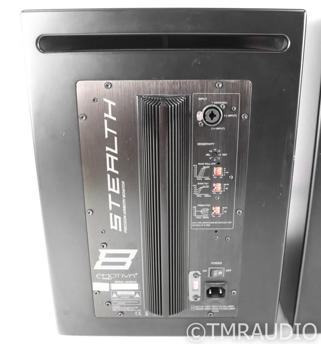 Emotiva Stealth 8 Powered Bookshelf Speakers