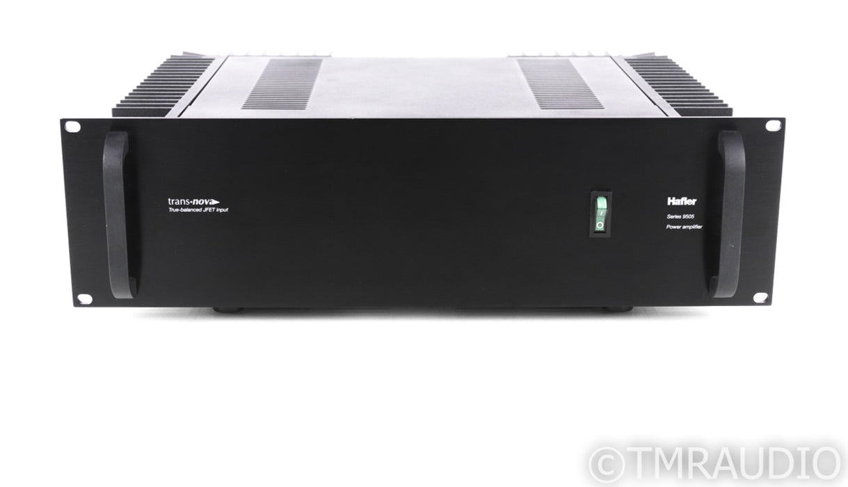 Hafler Trans Nova Series 9505 Stereo Power Amplifier; Upgraded Binding Posts