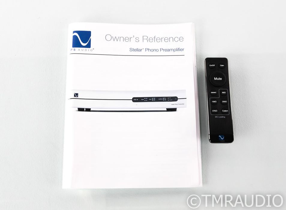 PS Audio Stellar Phono Preamplifier; MM / MC; Remote (Used)
