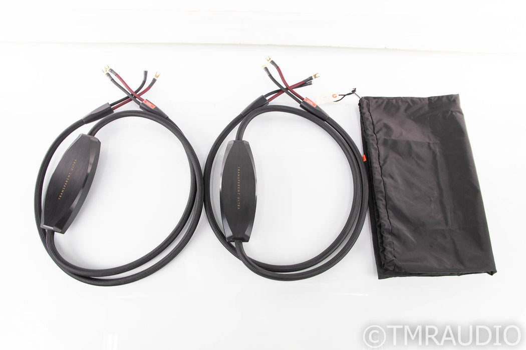 Transparent Audio Ultra Speaker Cables; Gen 5; 10ft Pair