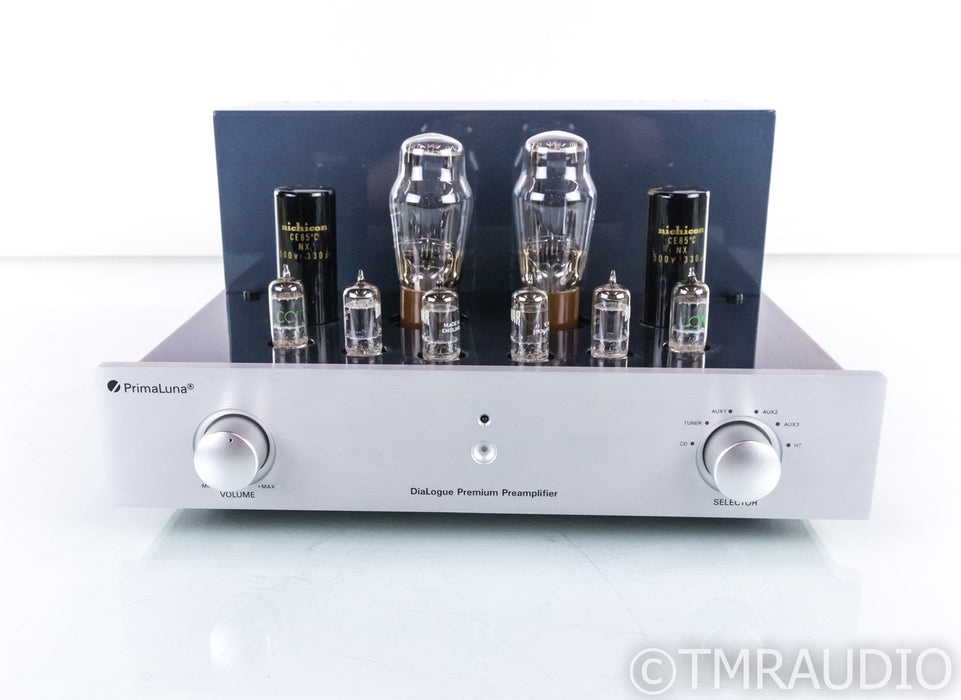 PrimaLuna DiaLogue Premium Stereo Tube Preamplifier; Brimar Tubes; Remote