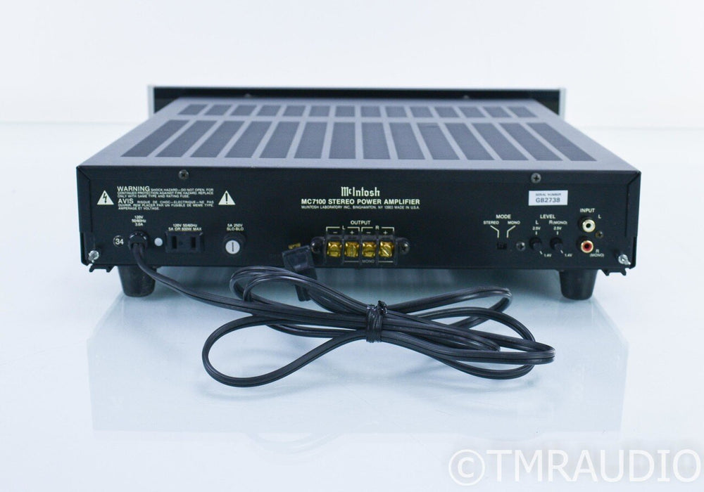McIntosh MC7100 Stereo Power Amplifier; MC-7100