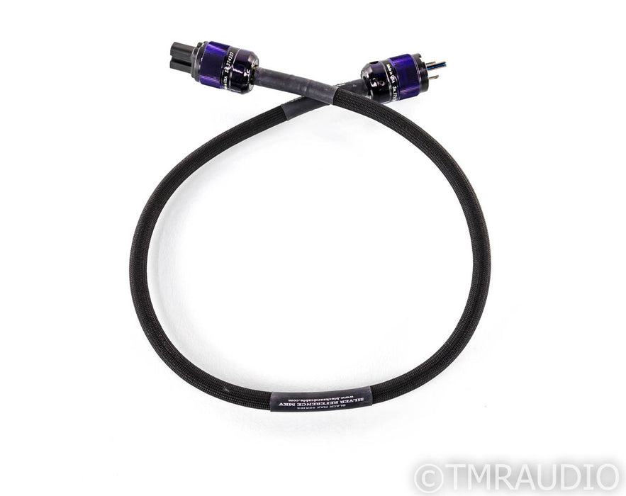 Black Sand Black Max Series Silver Reference MK V Power Cable; 1m AC Cord