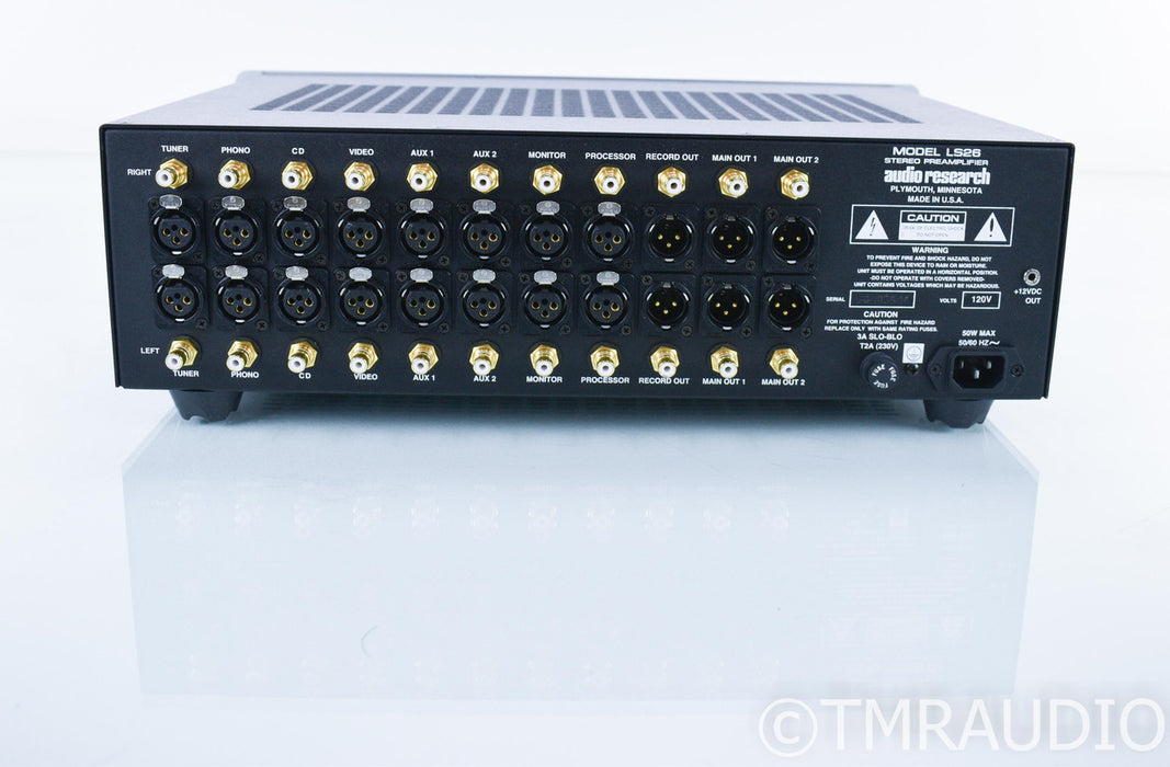 Audio Research LS26 Stereo Tube Preamplifier; LS-26; Remote