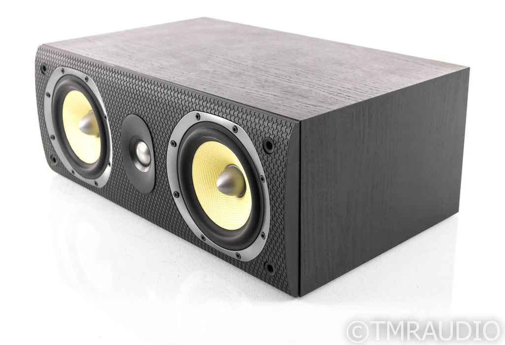 B&W LCR60 S3 Center Channel Speaker; Black Ash; LCR-60