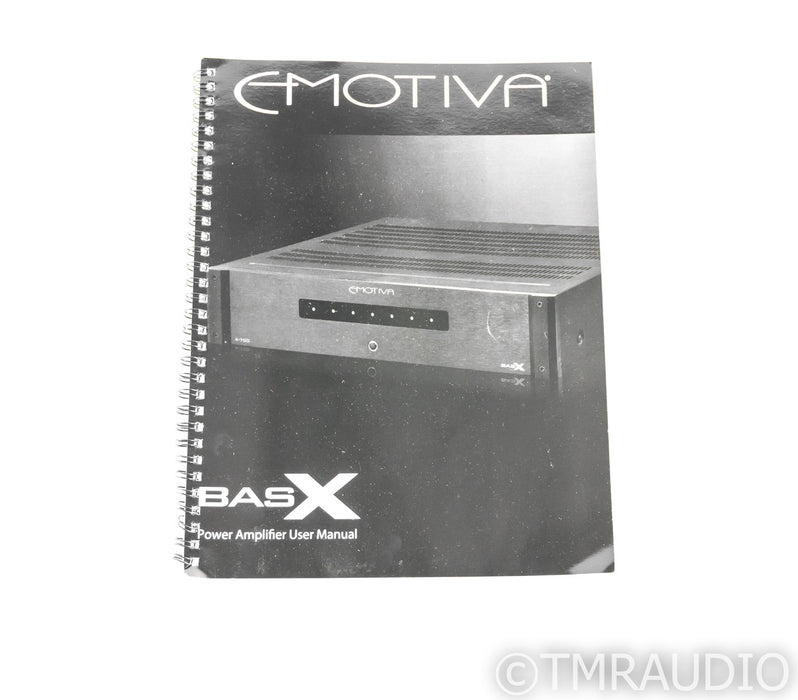 Emotiva BasX A-700 7 Channel Power Amplifier; A700
