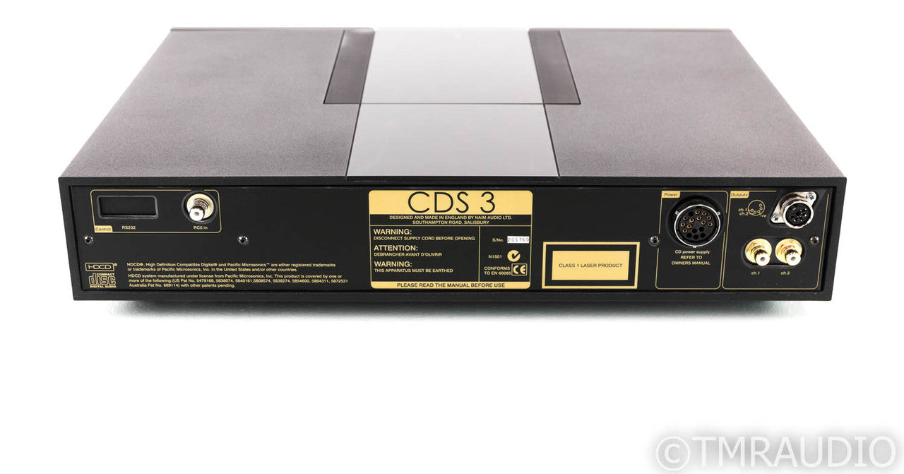 Naim CDS 3 CD Player; NA CDS3; HDCD; Remote (No Power Supply)