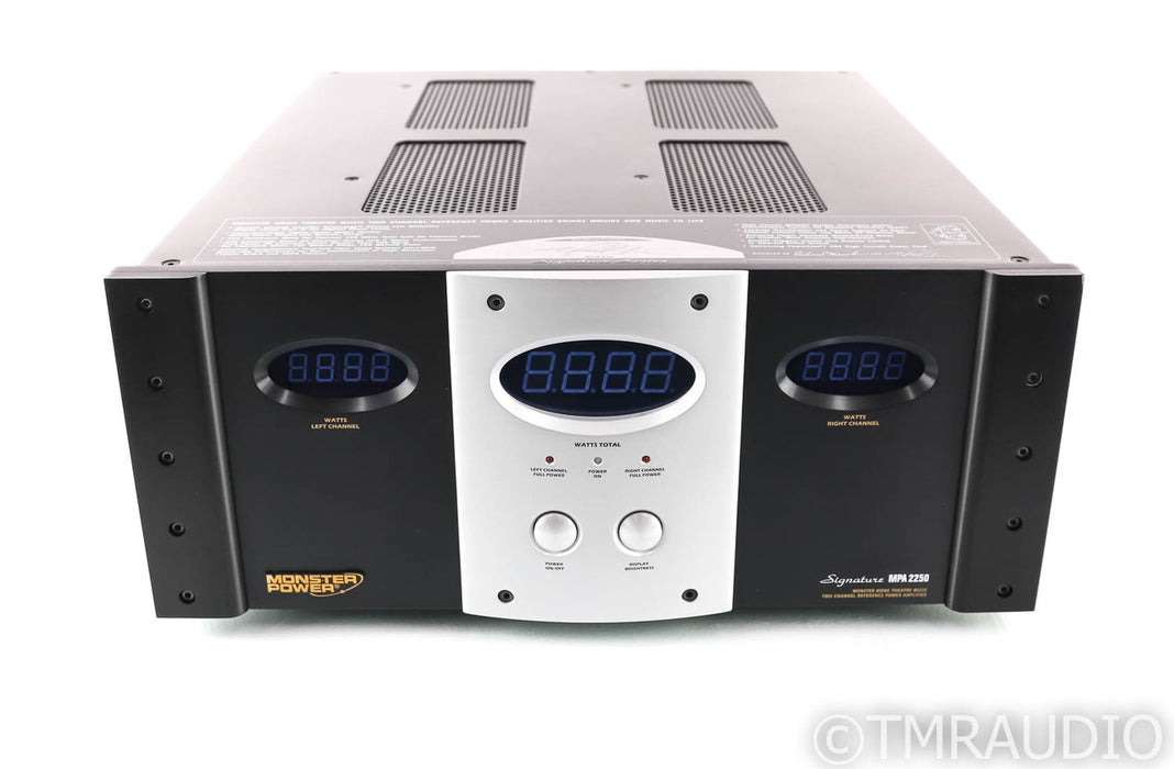 Monster Power Signature MPA 2250 Stereo Power Amplifier; MPA2250
