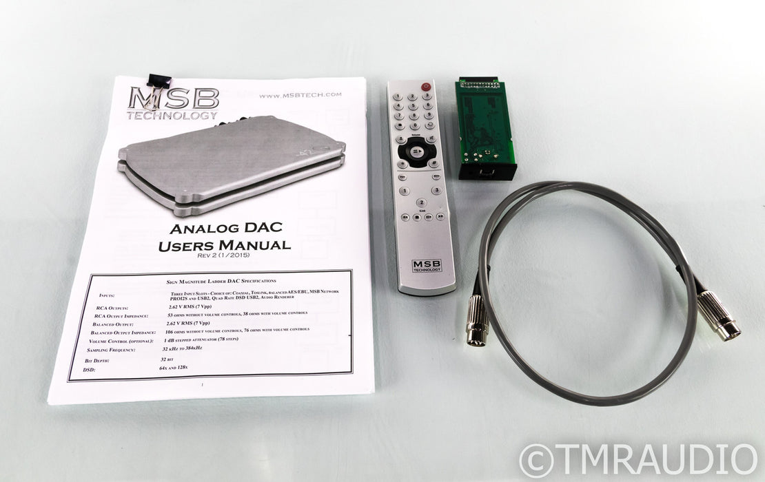 MSB Technology Analog DAC