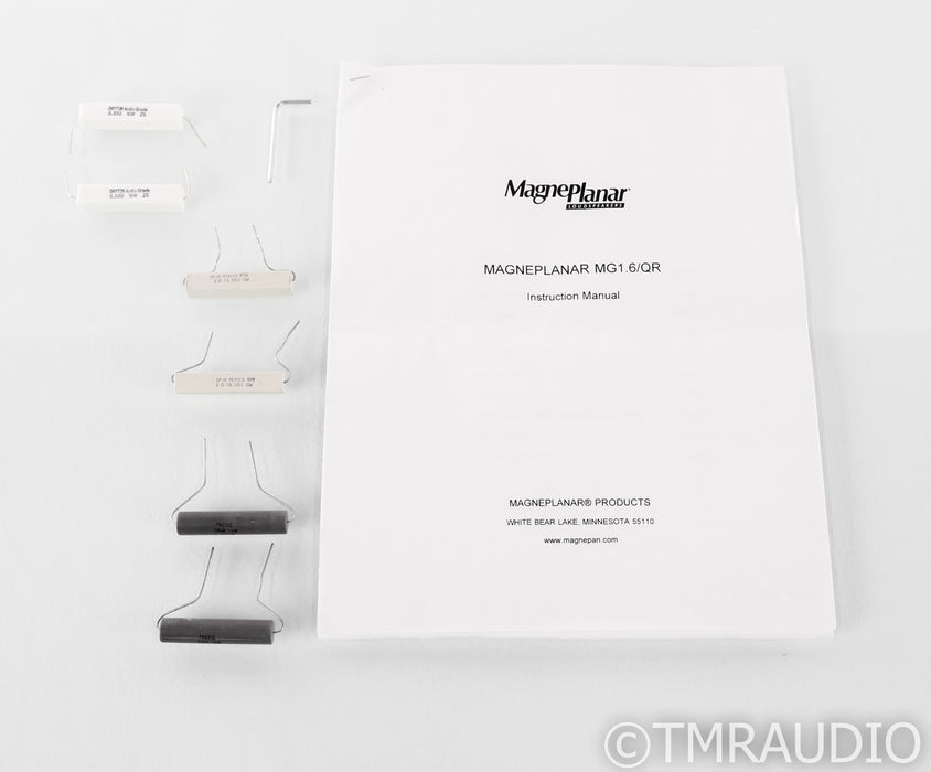 Magnepan MG1.6/QR Planar Magnetic Floorstanding Speakers; AS-IS (Delamination)