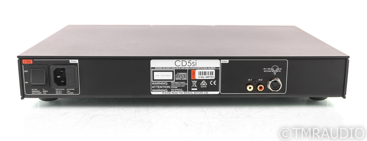 Naim CD5si CD Player; CD-5 SI; Remote
