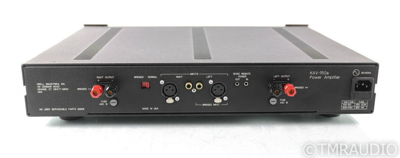 Krell KAV-150a Stereo Power Amplifier; KAV150a