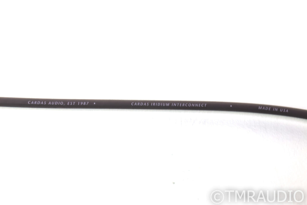Cardas Iridium DIN to Dual RCA Cable; 1m Interconnect; Naim