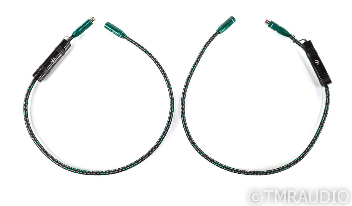 AudioQuest Columbia XLR Cables; 1m Pair Balanced Interconnects; 72v DBS