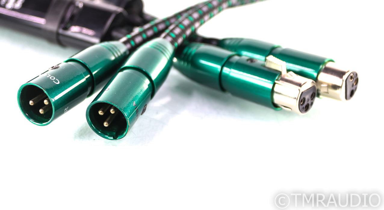 AudioQuest Columbia XLR Cables; 1m Pair Balanced Interconnects; 72v DBS