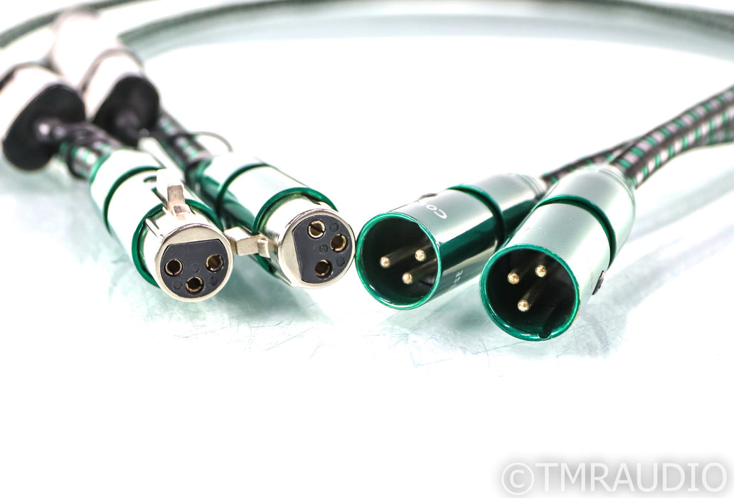 AudioQuest Columbia XLR Cables; 1m Pair Balanced Interconnects; 72v DBS