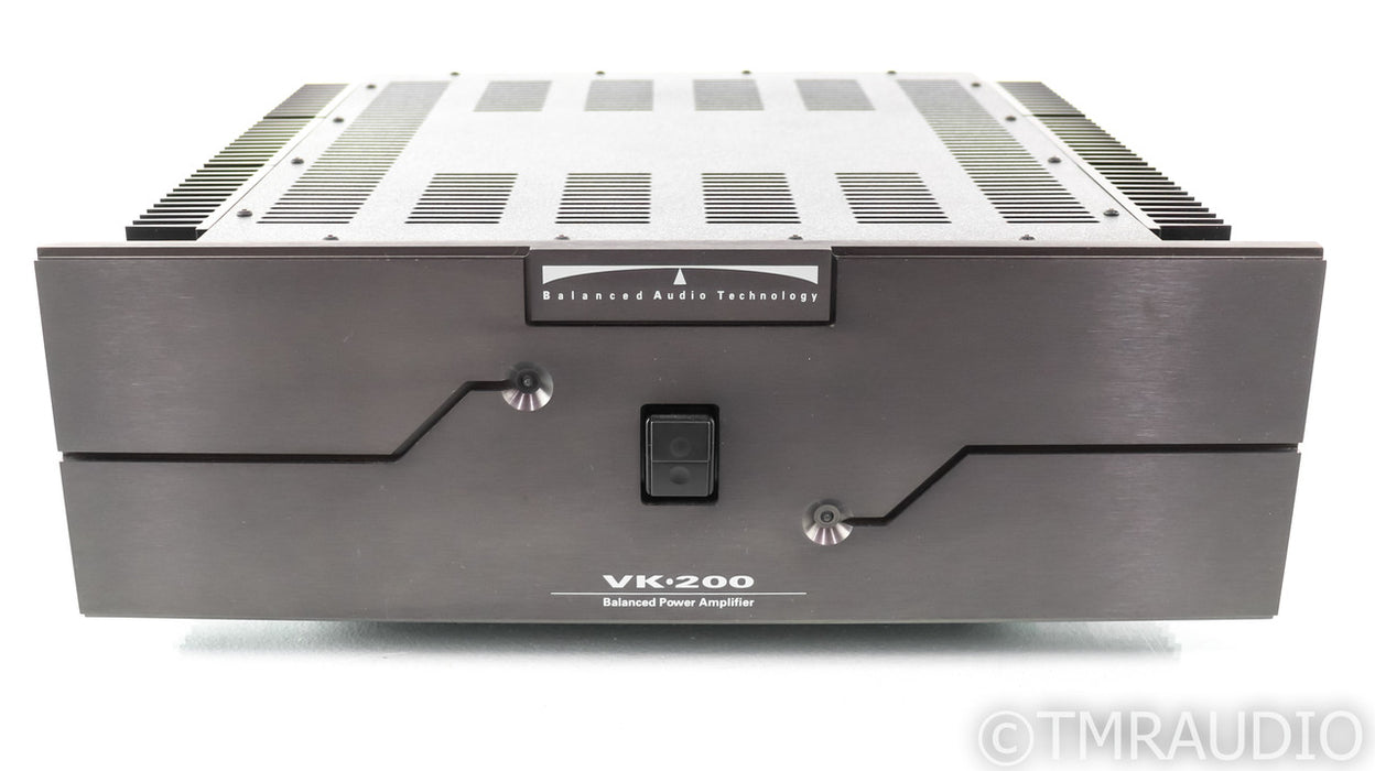 BAT VK-200 Stereo Power Amplifier; Balanced Audio Technology; VK200