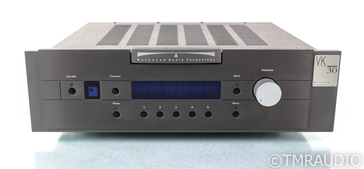 Balanced Audio Technology VK-30 Stereo Tube Preamplifier; VK30; BAT; Remote
