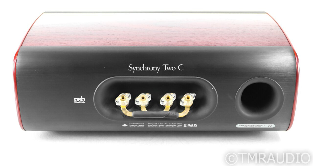 PSB Synchrony Two C Center Channel Speaker; Dark Cherry; 2C