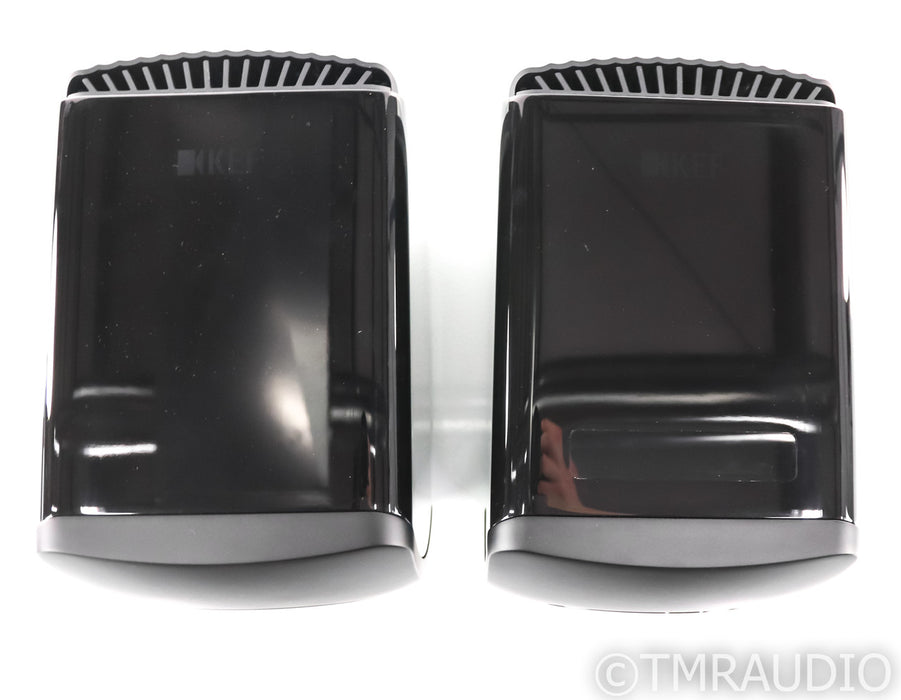KEF LS50W Wireless Bookshelf Speakers; LS-50 W; Gloss Black Pair