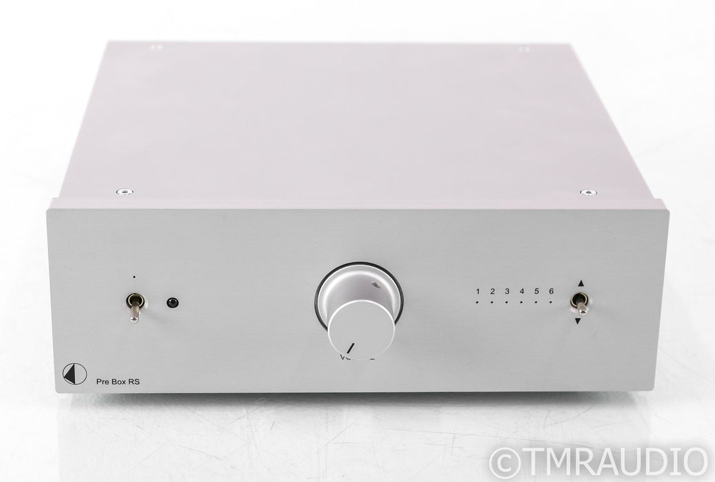 Pro-Ject Pre Box RS Stereo Preamplifier; Silver; Remote