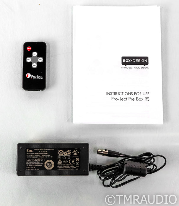 Pro-Ject Pre Box RS Stereo Preamplifier; Silver; Remote