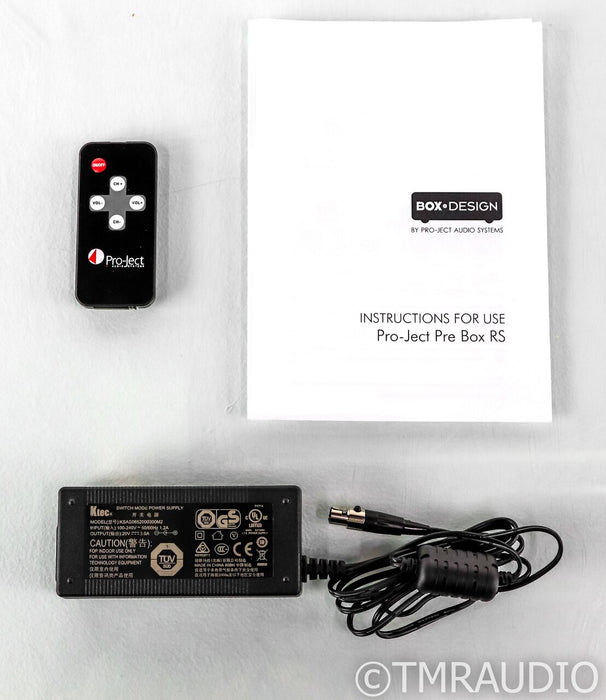 Pro-Ject Pre Box RS Stereo Preamplifier; Silver; Remote