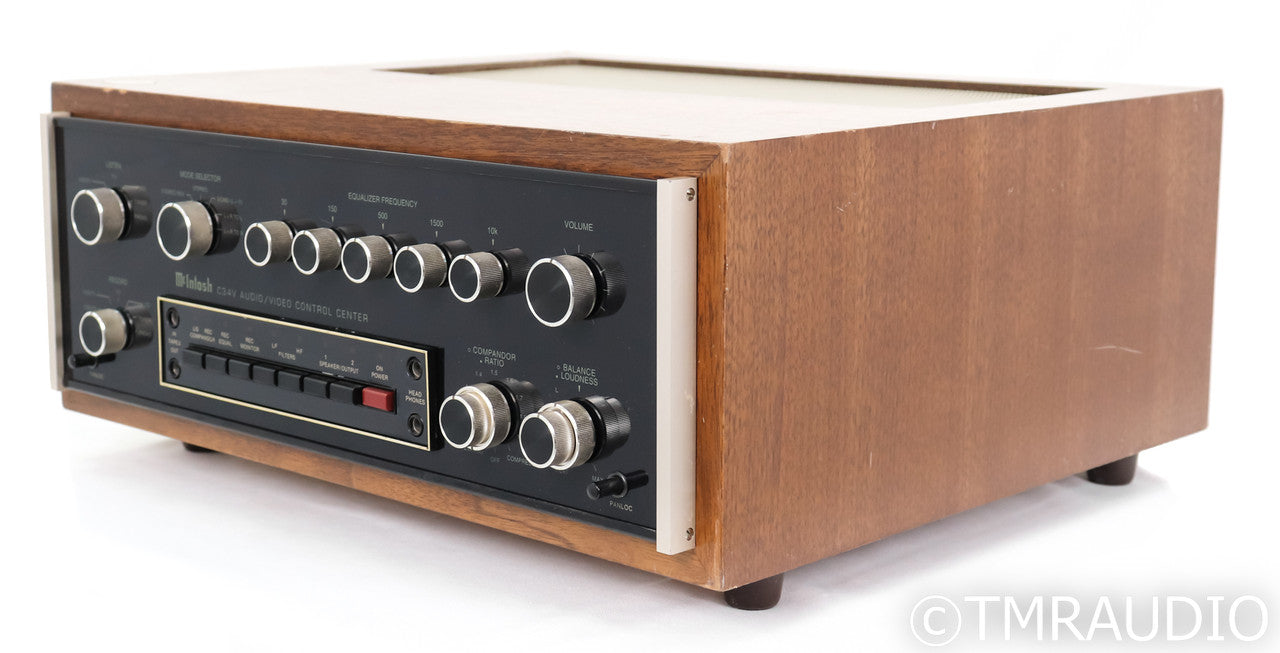 McIntosh C34V Vintage Stereo Preamplifier; Walnut Cabinet; A/V Control Center; Walnut Cabinet; A/V Control Center
