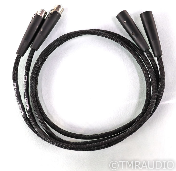 Kimber Kable Hero XLR Cables; 1m Pair Balanced Interconnects
