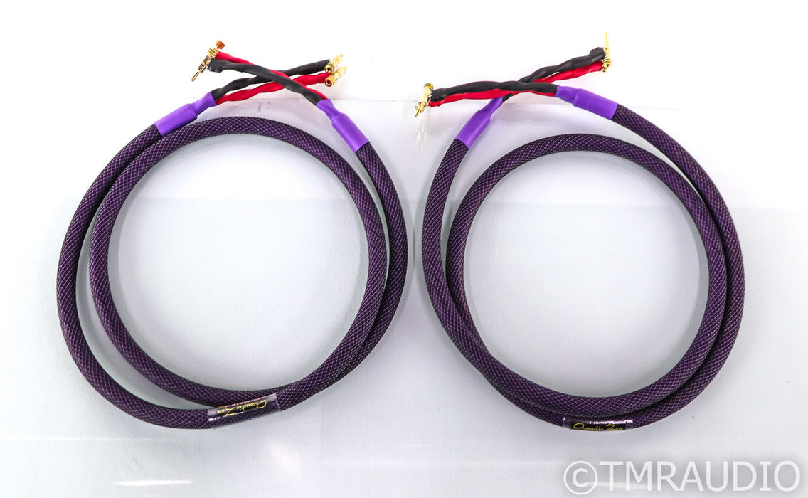 Acoustic Zen Hologram II Speaker Cables; 8ft Pair