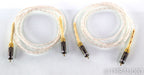 Homegrown Audio Silver Lace RCA Cables; 2m Pair Interconnects