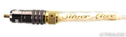 Homegrown Audio Silver Lace RCA Cables; 1m Pair Interconnects