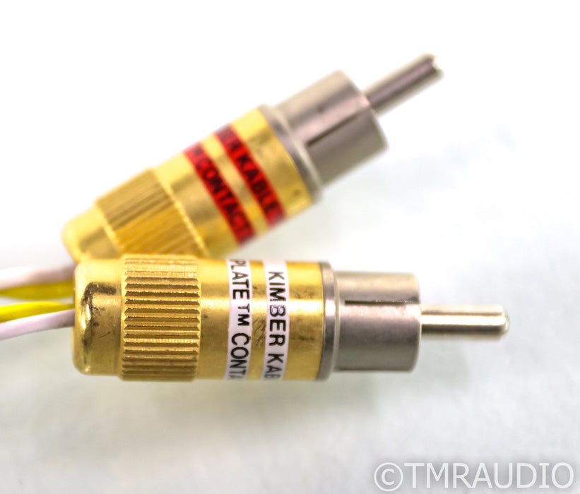Kimber Kable GQ-Mini Cu 3.5mm TRS to Dual RCA Y-Splitter Cable; Single 1m Aux