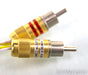 Kimber Kable GQ-Mini Cu 3.5mm TRS to Dual RCA Y-Splitter Cable; Single 1m Aux