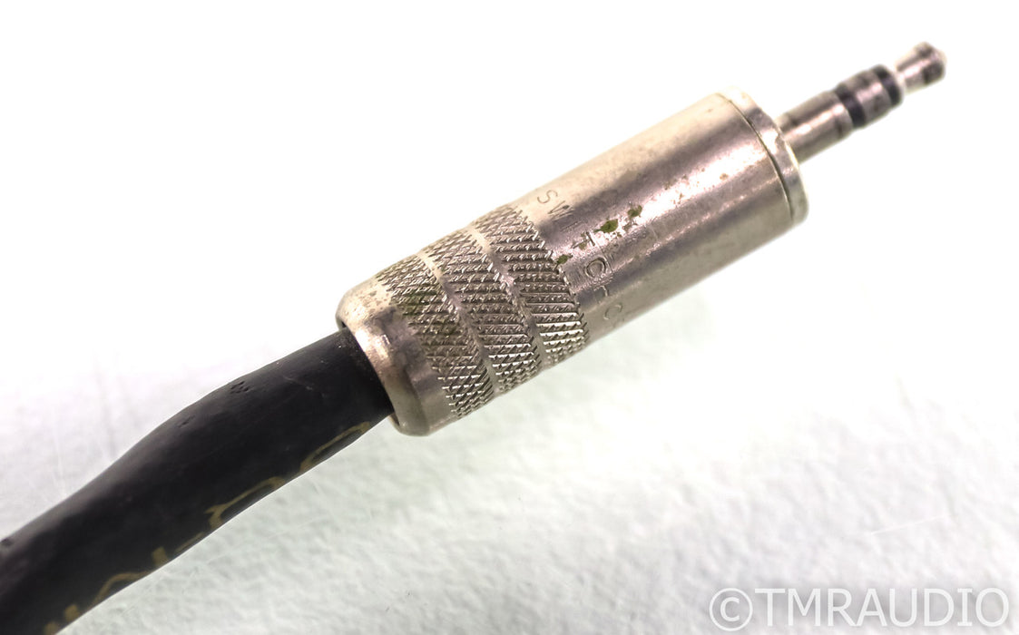 Kimber Kable GQ-Mini Cu 3.5mm TRS to Dual RCA Y-Splitter Cable; Single 1m Aux