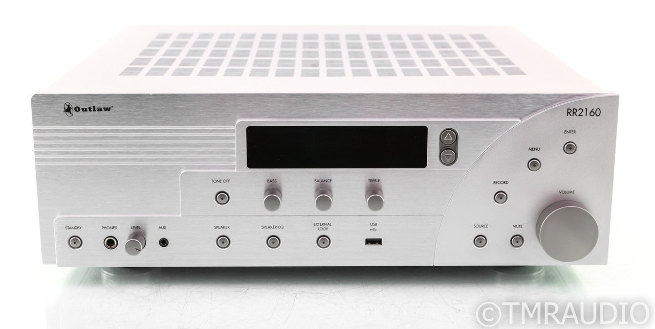 Outlaw Audio RR2160 Stereo Receiver; RR-2160; USB; MM / MC Phono (No Remote)
