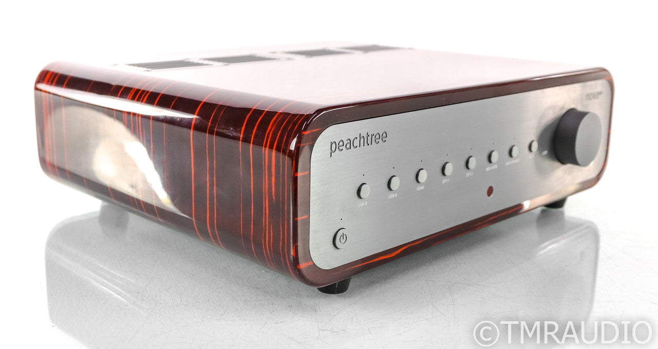 Peachtree Nova 300 Stereo Integrated Amplifier; Gloss Mocha; Remote; MM Phono