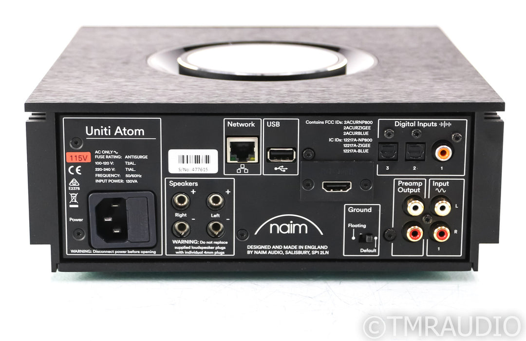 Naim Uniti Atom Stereo Integrated Amplifier; Network Streamer; Remote
