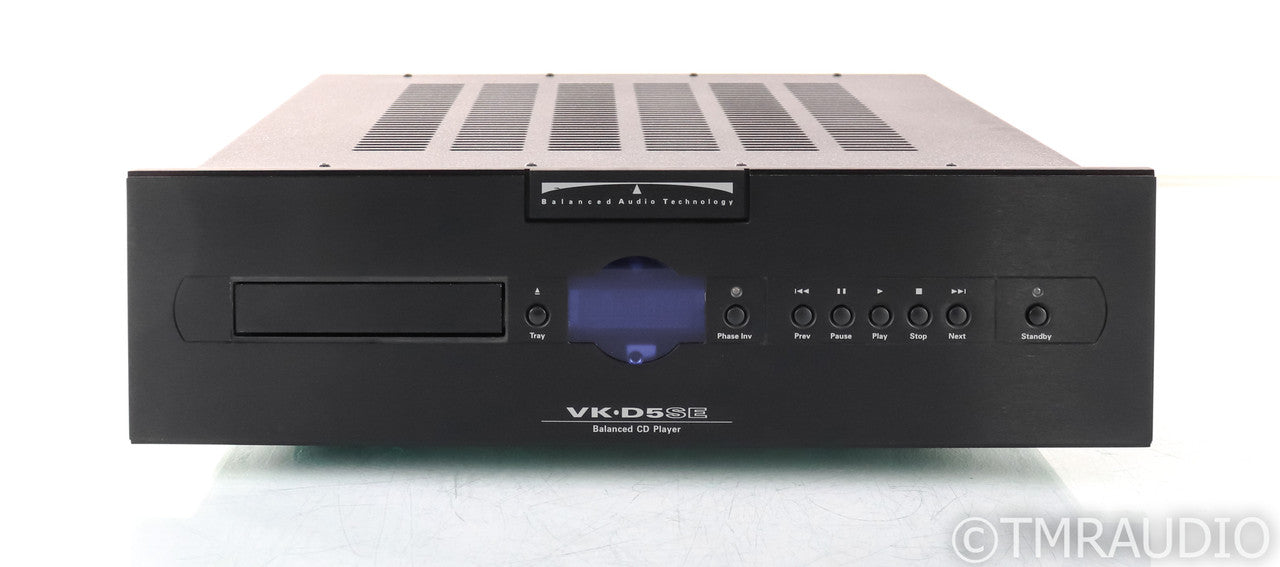 Balance Audio Technology VK-D5SE Tube CD Player; VKD5SE; AS-IS (Disk Read Issue)