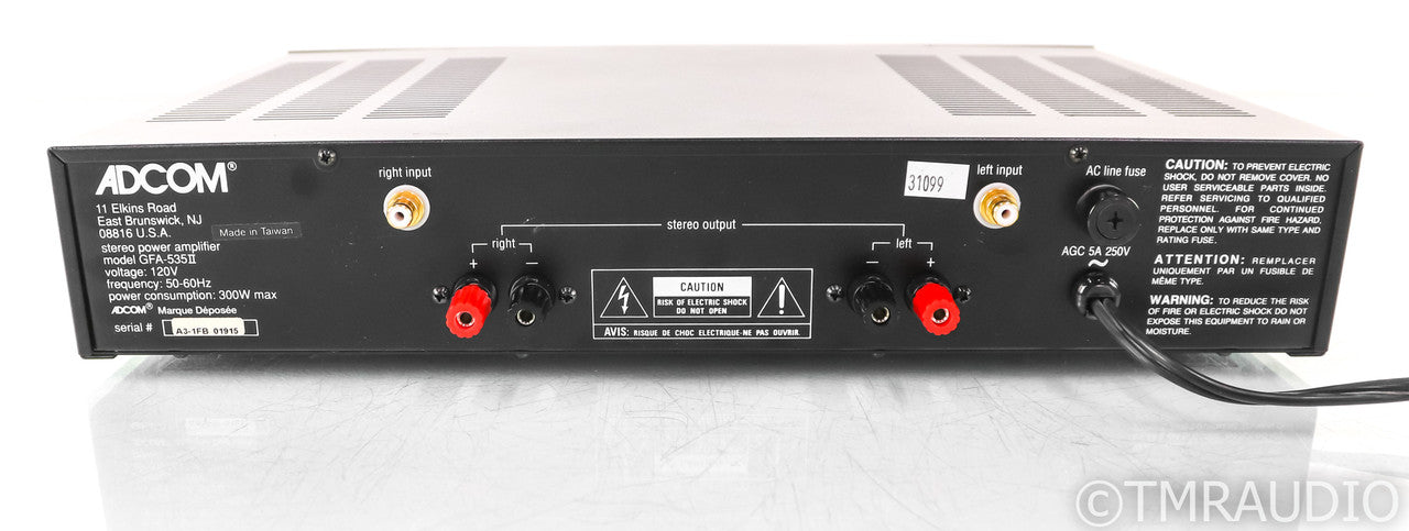 Adcom GFA-535II Stereo Power Amplifier; GFA535 II