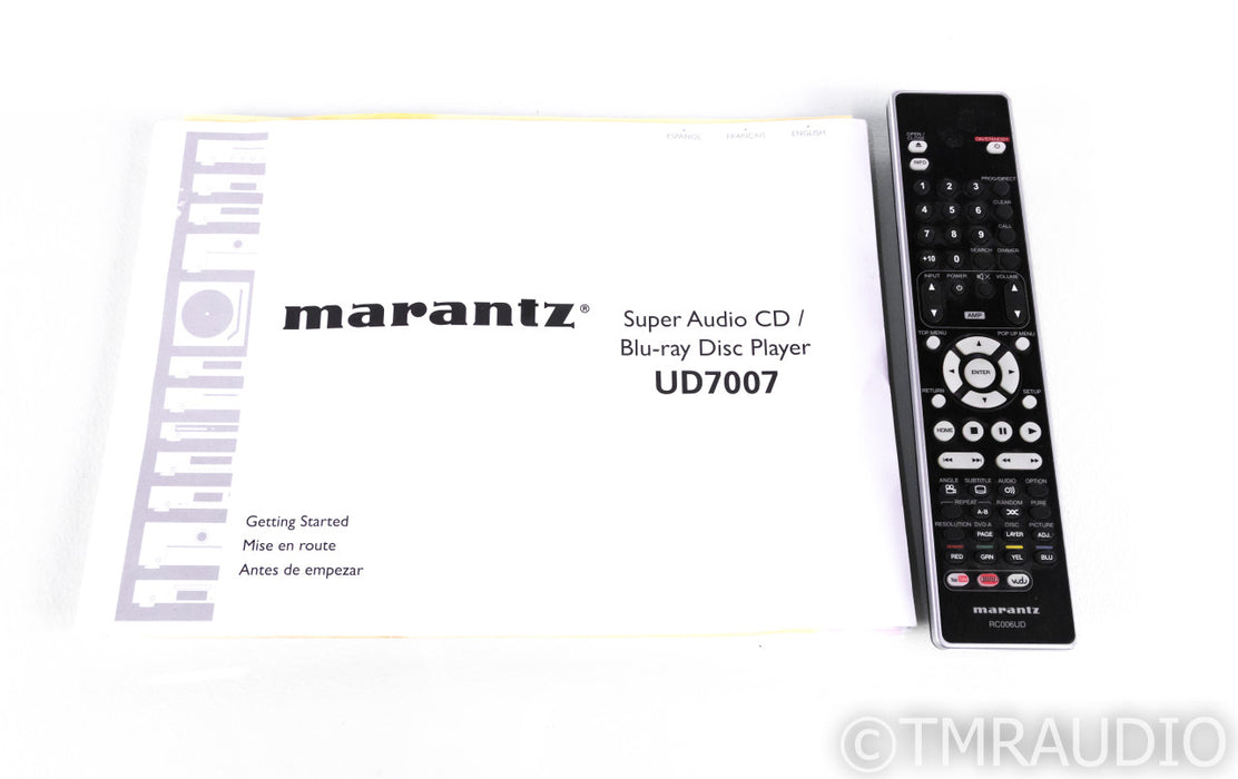 Marantz UD7007 Universal Blu-Ray Player; UD-7007; Remote
