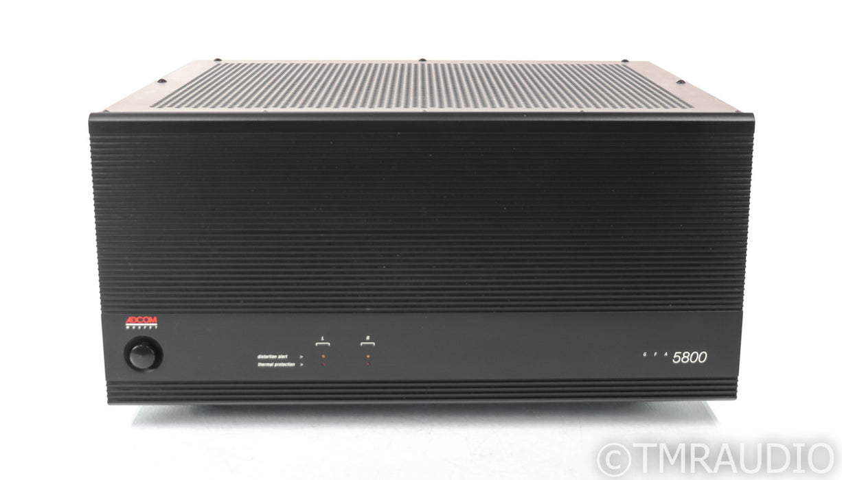 Adcom GFA-5800 Stereo Power Amplifier; GFA5800
