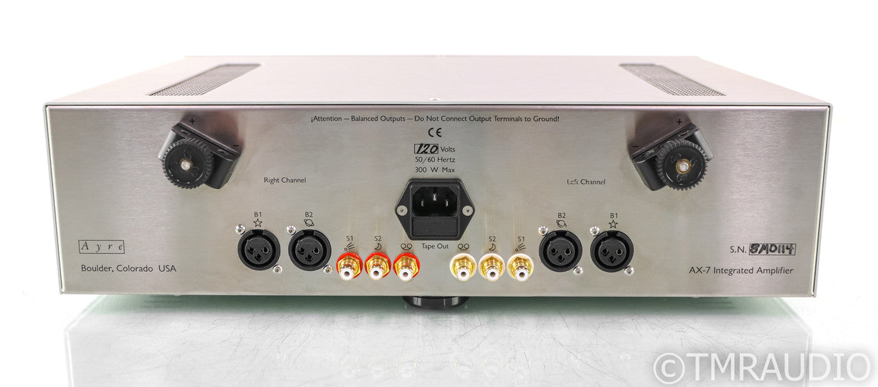 Ayre AX-7e Stereo Integrated Amplifier; AX7e; Silver; Evolution; Remote
