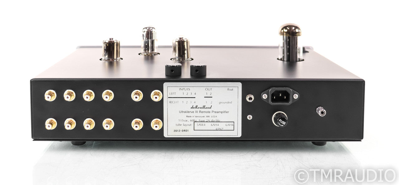 deHavilland UltraVerve III Stereo Tube Preamplifier; Ultra Verve 3; Remote