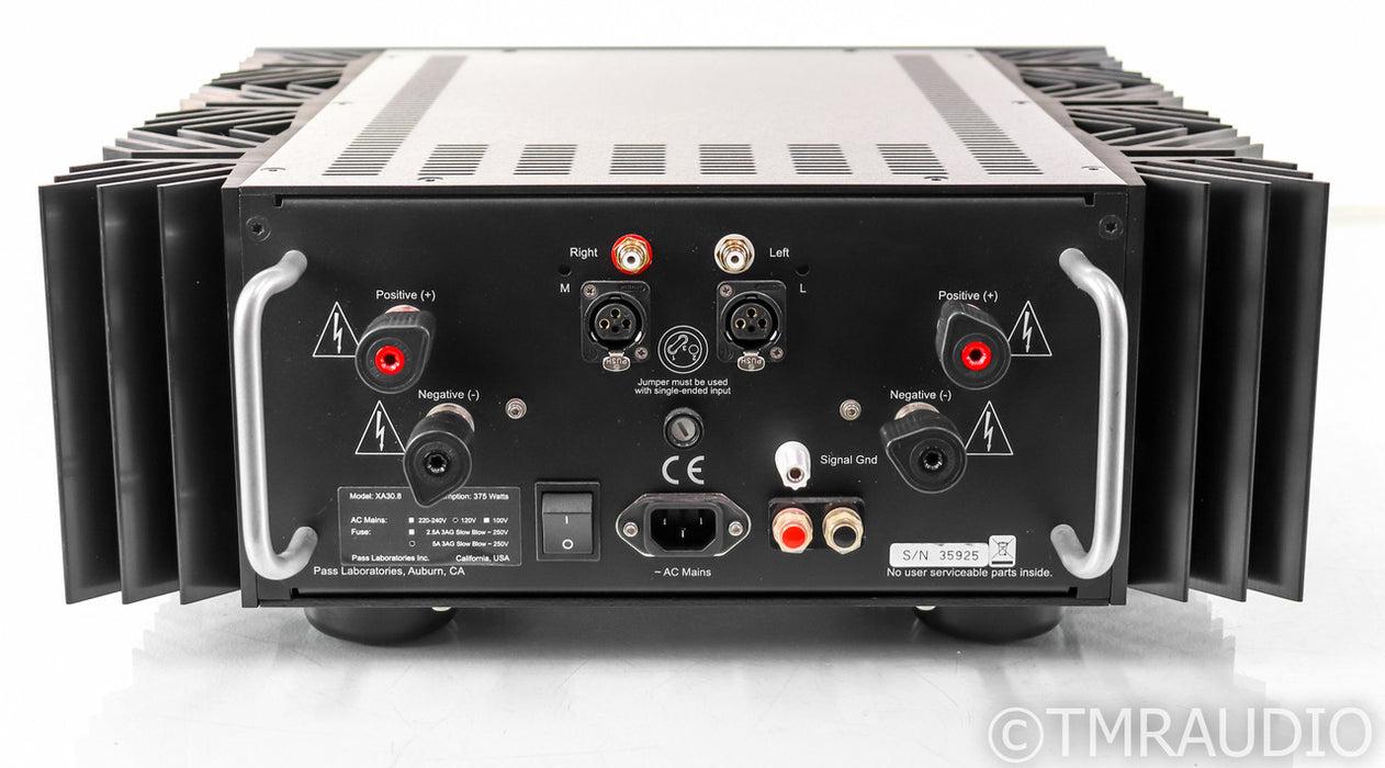 Pass Labs XA30.8 Stereo Power Amplifier; XA-30.8; Silver